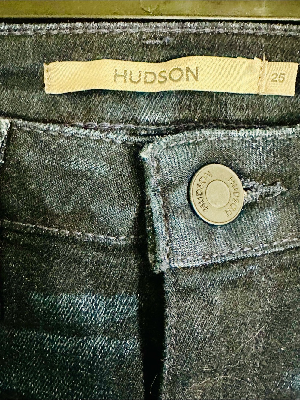 NWT Hudson Holly High Rise Flare Jeans Dark Wash Bell Bottom Denim Size 25 - Picture 4 of 6